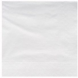 Papieren servet witte rand 25x25cm 2C (200 stuks)