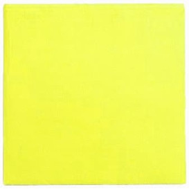 Papieren servet geel 25x2cm (50 stuks) 