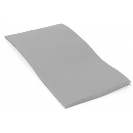 Papieren servet dubbel punt 1/8 grijs 40x40cm (1200 stuks)