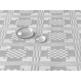 Tafelkleed rol Waterdicht zilver 1,2x5m (1 stuk)