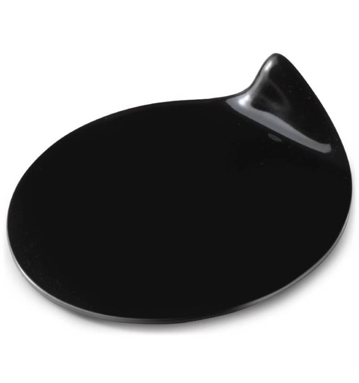 Proeving Plastic bord PS Rond vormig "GOGO" zwart Ø9cm (400 stuks) Proeving Plastic bord PS Rond vormig "GOGO" zwart Ø9cm (400 stuks)