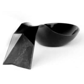 Proeving lepel PS "Bon Ton" zwart 11,6x2,9cm (20 stuks) 