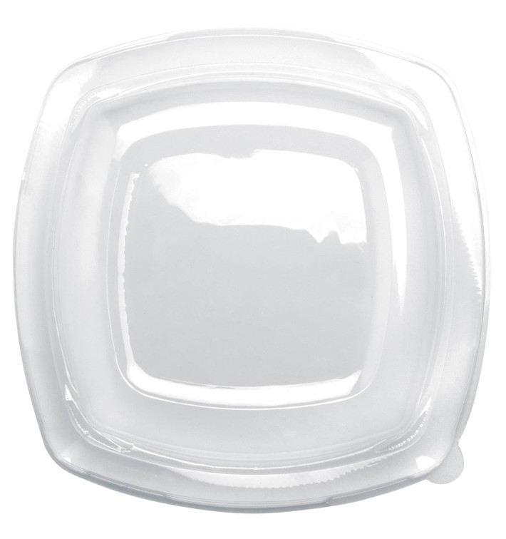 Plastic Deksel transparant voor bord Vierkant PET 23 cm (25 stuks) Plastic Deksel transparant voor bord Vierkant PET 23 cm (25 stuks)
