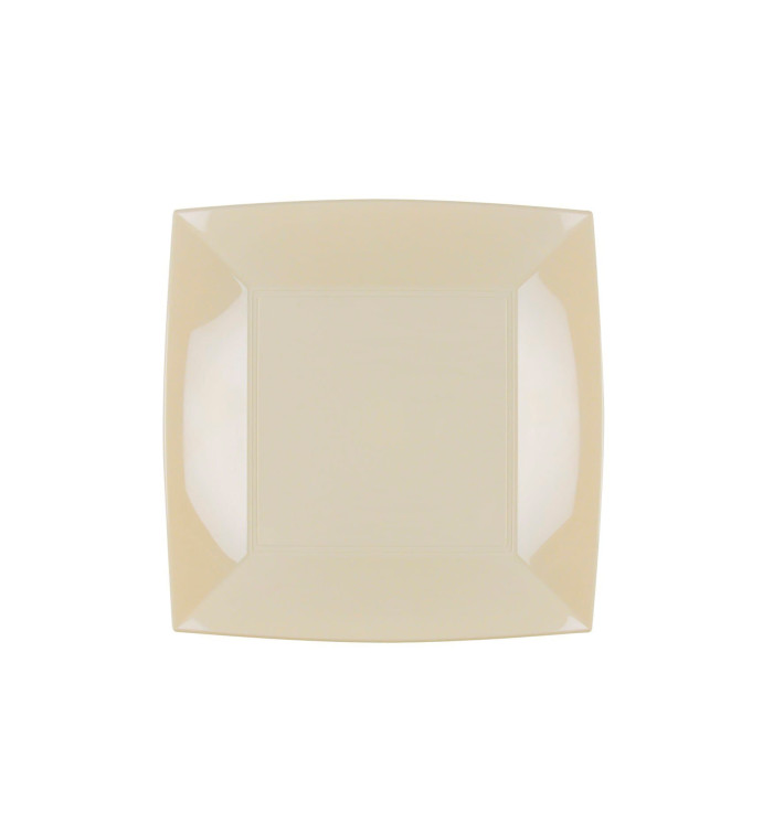 Plato de Plastico Plat crème "Nice" PP 180mm (25 stuks) Plato de Plastico Plat crème "Nice" PP 180mm (25 stuks)