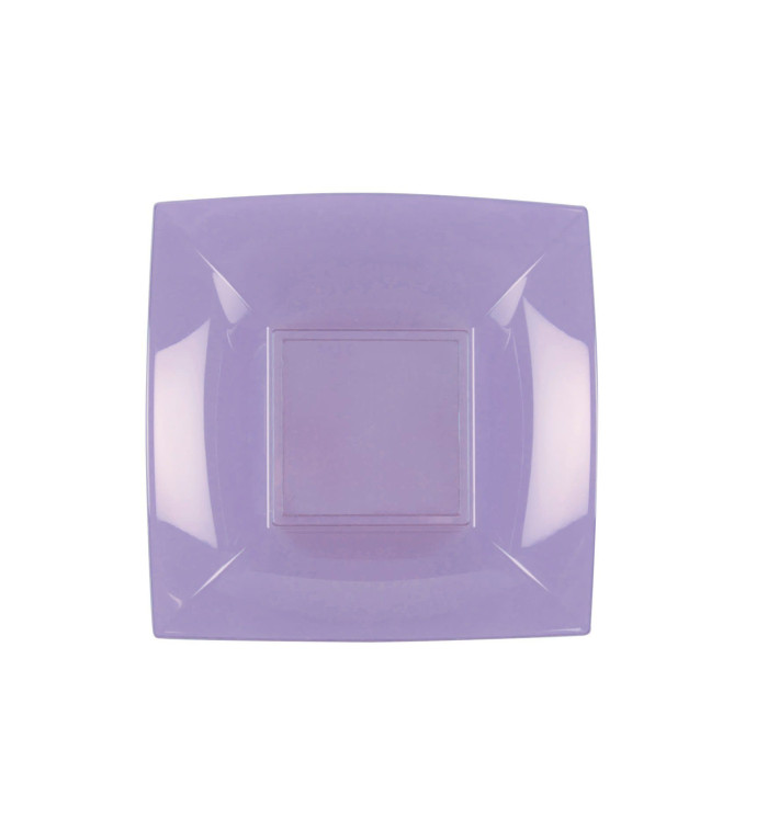 Plastic bord Diep lila "Nice" PP 18 cm (300 stuks) Plastic bord Diep lila "Nice" PP 18 cm (300 stuks)