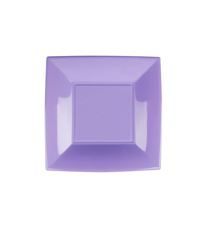 Plastic bord Plat lila "Nice" PP 18 cm (25 stuks) Plastic bord Plat lila "Nice" PP 18 cm (25 stuks)