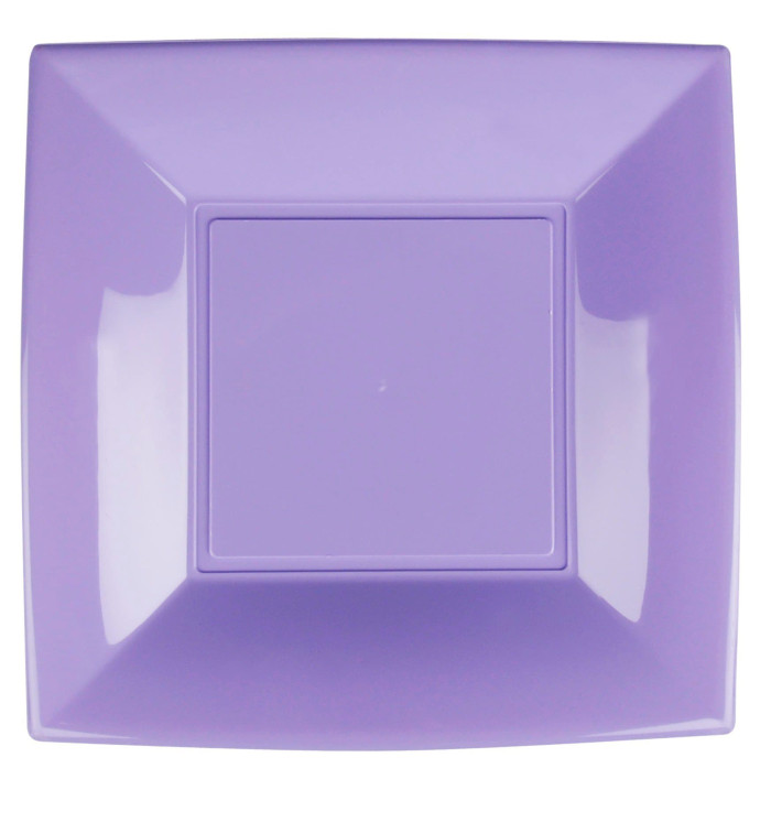 Plastic bord Plat lila "Nice" PP 29 cm (144 stuks) Plastic bord Plat lila "Nice" PP 29 cm (144 stuks)