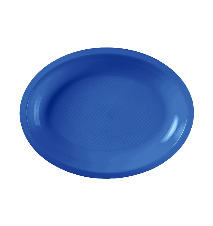 Plastic schotel Ovaal vormig mediterranean blauw "Rond vormig" PP 30,5 cm (25 stuks) Plastic schotel Ovaal vormig mediterranean blauw "Rond vormig" PP 30,5 cm (25 stuks)