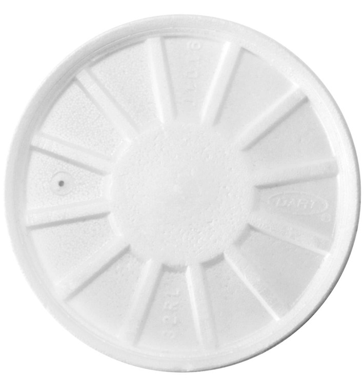 Schuim Ontluchtings Deksel wit Ø11,7cm (500 stuks) Schuim Ontluchtings Deksel wit Ø11,7cm (500 stuks)