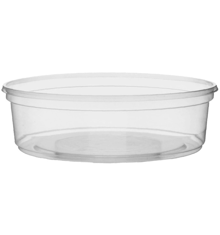 Plastic deli Container transparant PP 125ml Ø10,5cm (100 stuks) Plastic deli Container transparant PP 125ml Ø10,5cm (100 stuks)