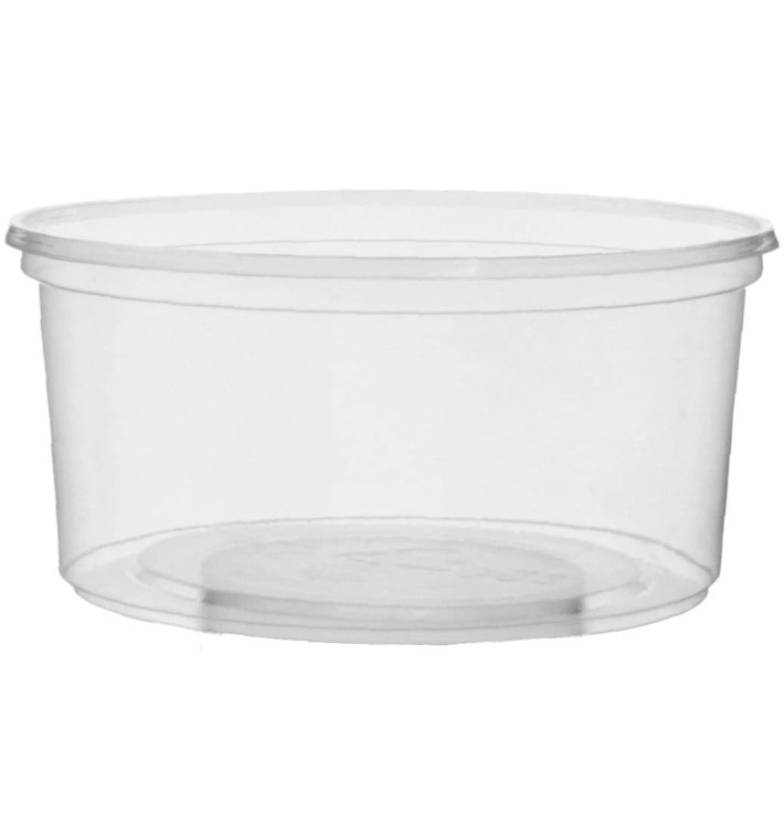 Plastic deli Container transparant 250ml Ø10,5cm (1.000 stuks) Plastic deli Container transparant 250ml Ø10,5cm (1.000 stuks)