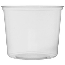 Plastic deli Container transparant PP 400ml Ø10,5cm (1.000 stuks)