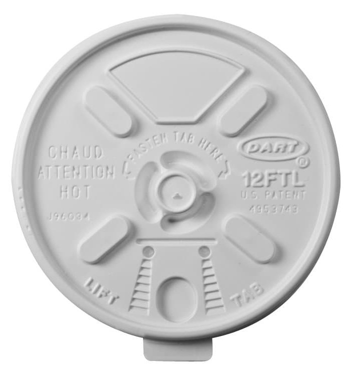 Plastic Deksel PS Hersluitbaar wit Ø8,9cm (100 stuks) Plastic Deksel PS Hersluitbaar wit Ø8,9cm (100 stuks)