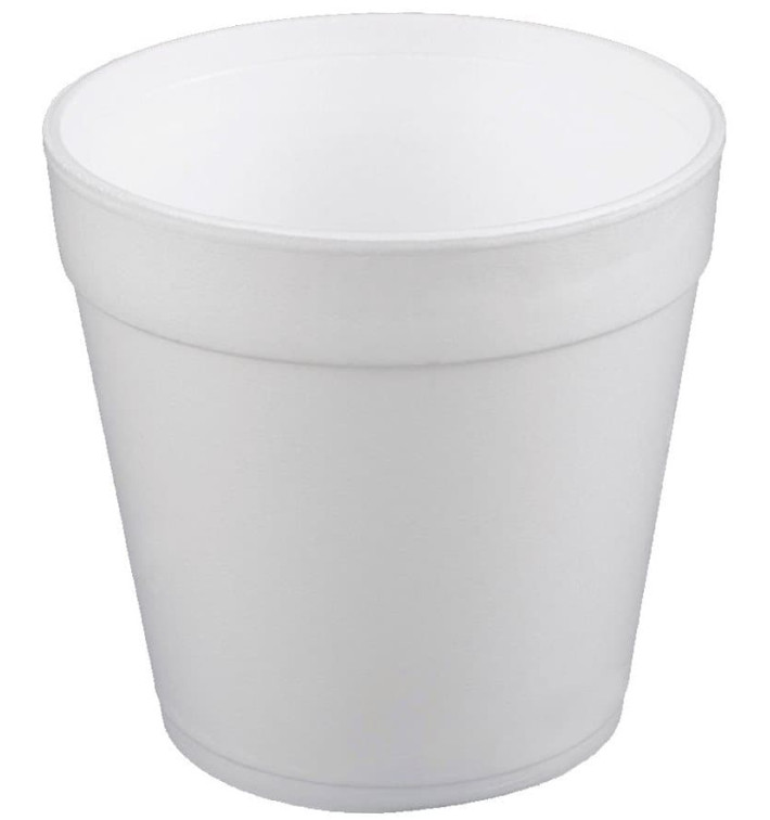 Schuim Container wit 32Oz/950ml Ø12,7cm (25 stuks) Schuim Container wit 32Oz/950ml Ø12,7cm (25 stuks)