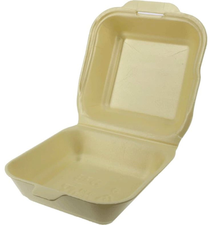Schuim burger dozen take-out groot maat Champagne (125 stuks) Schuim burger dozen take-out groot maat Champagne (125 stuks)