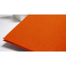 Papieren servet dubbel punt oranje 40x40cm (50 stuks) 
