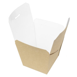 Papieren take-out Container Wok kraft 950ml (25 stuks)