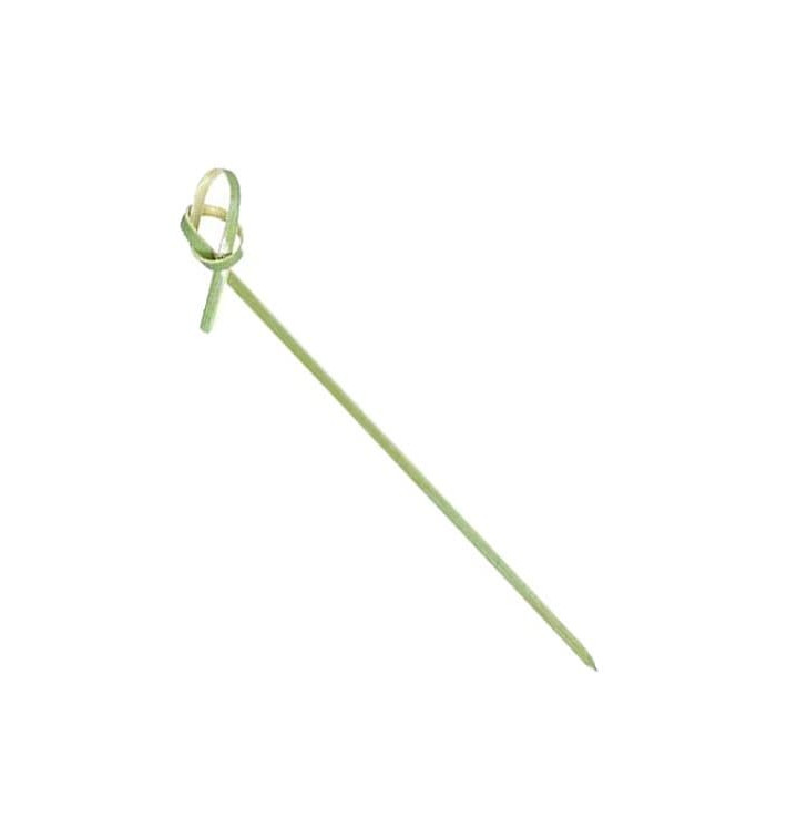 Bamboe vleespennen Strik Design Naturel groen 18cm (200 stuks) Bamboe vleespennen Strik Design Naturel groen 18cm (200 stuks)