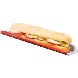 Papieren stokbrood dienblad 30x6,1x3,2 (1000 stuks)