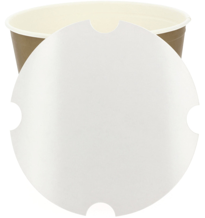 Papieren Deksel voor gebraden kip emmer 5100ml (100 stuks) Papieren Deksel voor gebraden kip emmer 5100ml (100 stuks)