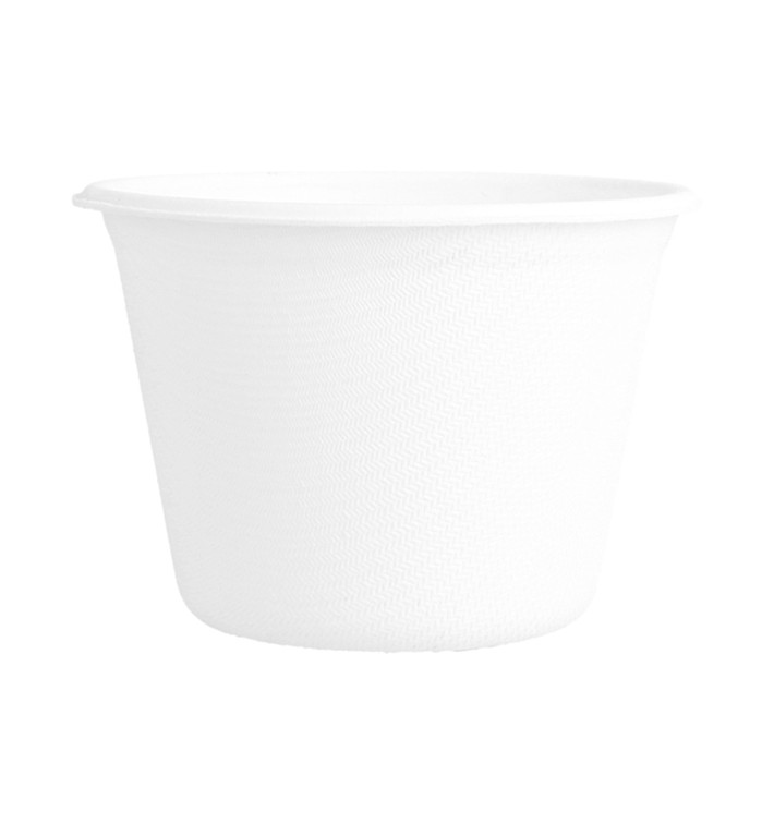 Suikerriet Container wit 140ml (1000 stuks) Suikerriet Container wit 140ml (1000 stuks)
