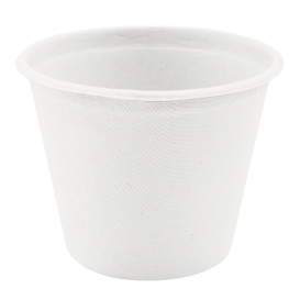 Suikerriet Container wit Ø9,5cm 425ml (50 stuks) 