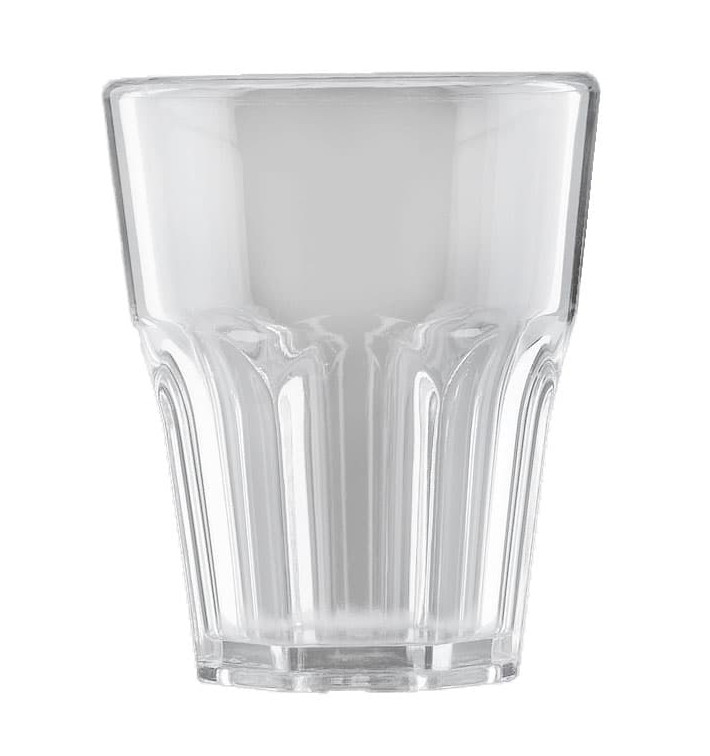 Plastic glas SAN Herbruikbaar "Rox" transparant 300ml (8 stuks) 