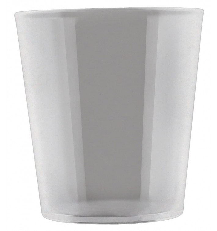 Plastic glas SAN Herbruikbaar beker kegel vormig "Frost" 400 ml (144 stuks)