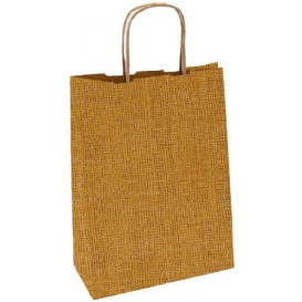 Papieren zak met handgrepen kraft 80g 26+14x32cm (250 stuks)