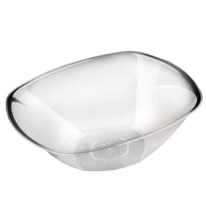 Plastic Kom PS Kristal Hard "Vierkant" 3000ml Ø27,7cm (3 stuks) Plastic Kom PS Kristal Hard "Vierkant" 3000ml Ø27,7cm (3 stuks)