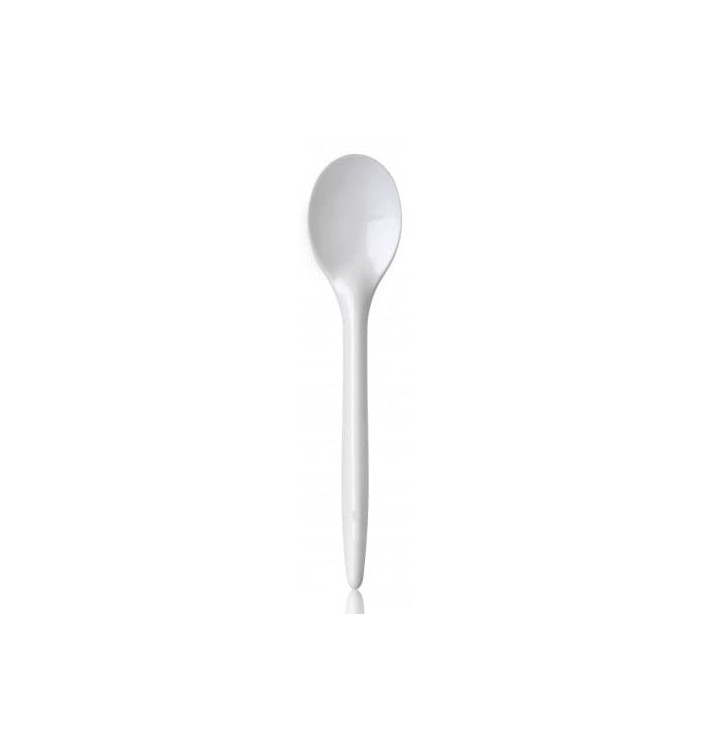 Plastic lepel PS "Luxe" wit 17,5 cm (100 stuks) Plastic lepel PS "Luxe" wit 17,5 cm (100 stuks)