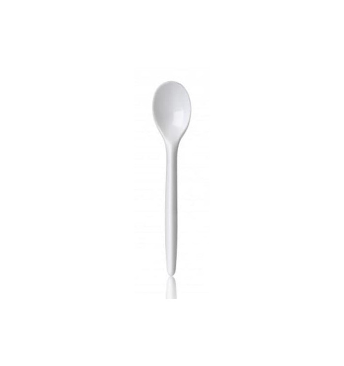 Plastic lepel PS "Luxe" wit 17,5 cm (2000 stuks) Plastic lepel PS "Luxe" wit 17,5 cm (2000 stuks)