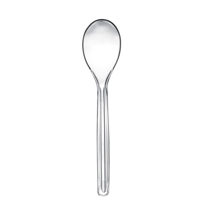 Plastic PS thee lepel "Easy" transparant 12cm (3000 stuks) Plastic PS thee lepel "Easy" transparant 12cm (3000 stuks)