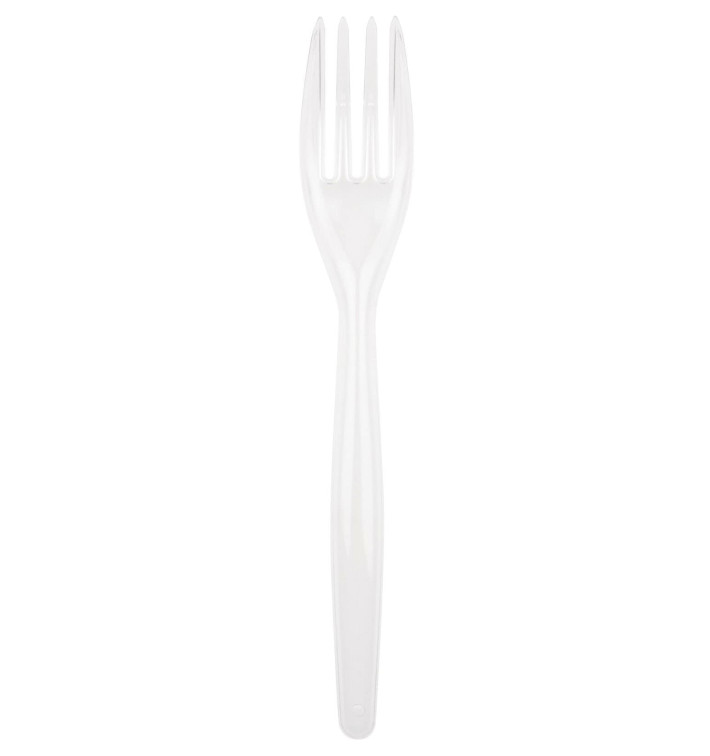 Plastic PS vork "Easy" wit 18cm (500 stuks) Plastic PS vork "Easy" wit 18cm (500 stuks)