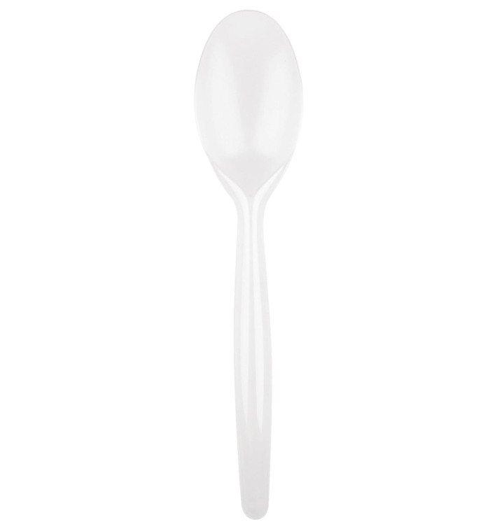 Plastic lepel PS "Easy" wit 18,5 cm (20 stuks) Plastic lepel PS "Easy" wit 18,5 cm (20 stuks)