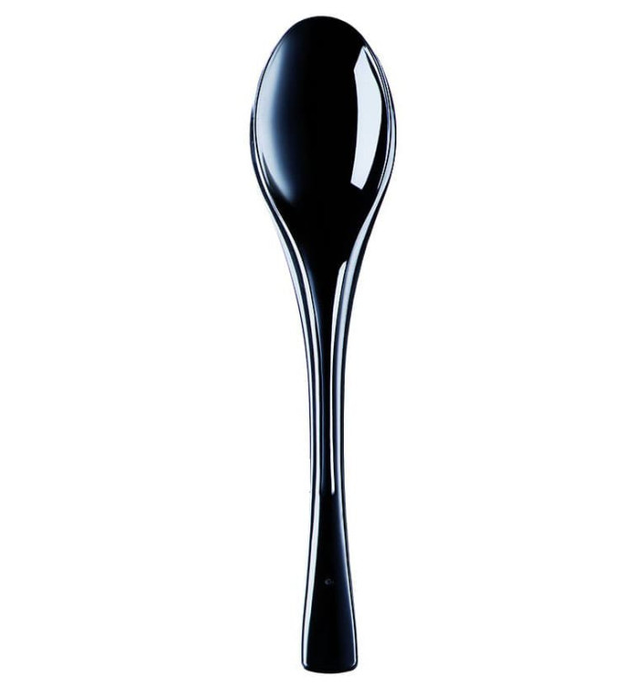 Plastic lepel PS "Flen" zwart 14,5cm (3000 stuks) Plastic lepel PS "Flen" zwart 14,5cm (3000 stuks)