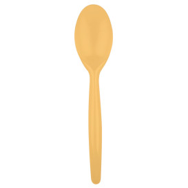 Plastic lepel PS "Easy" goud 18,5 cm (500 stuks)