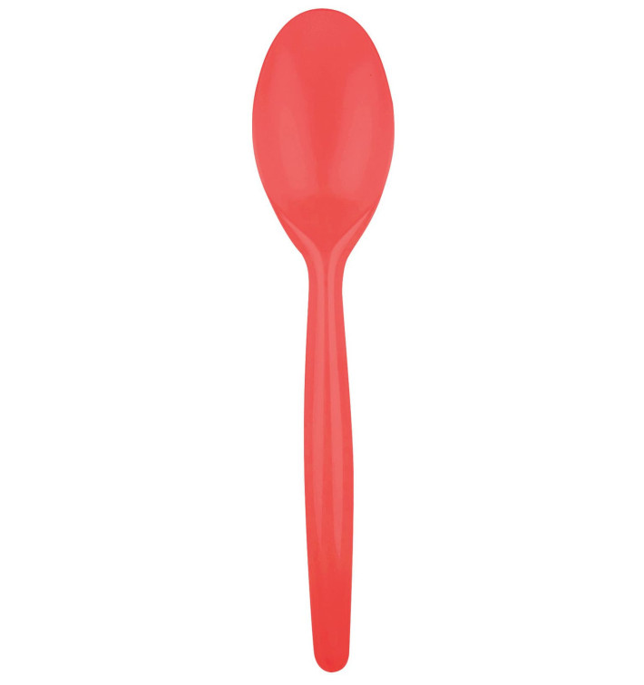 Plastic lepel PS "Easy" rood 18,5 cm (20 stuks) Plastic lepel PS "Easy" rood 18,5 cm (20 stuks)