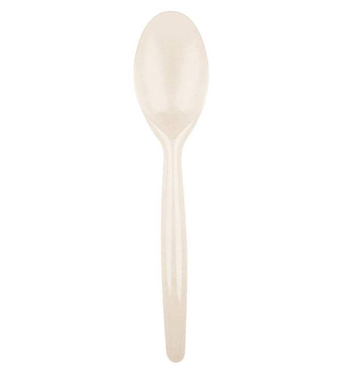 Plastic lepel PS "Easy" crème 18,5 cm (20 stuks) Plastic lepel PS "Easy" crème 18,5 cm (20 stuks)