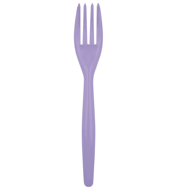Plastic PS vork "Easy" lila 18cm (500 stuks) Plastic PS vork "Easy" lila 18cm (500 stuks)