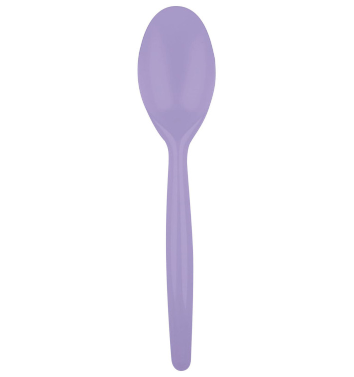 Plastic lepel PS "Easy" lila 18,5 cm (20 stuks) Plastic lepel PS "Easy" lila 18,5 cm (20 stuks)