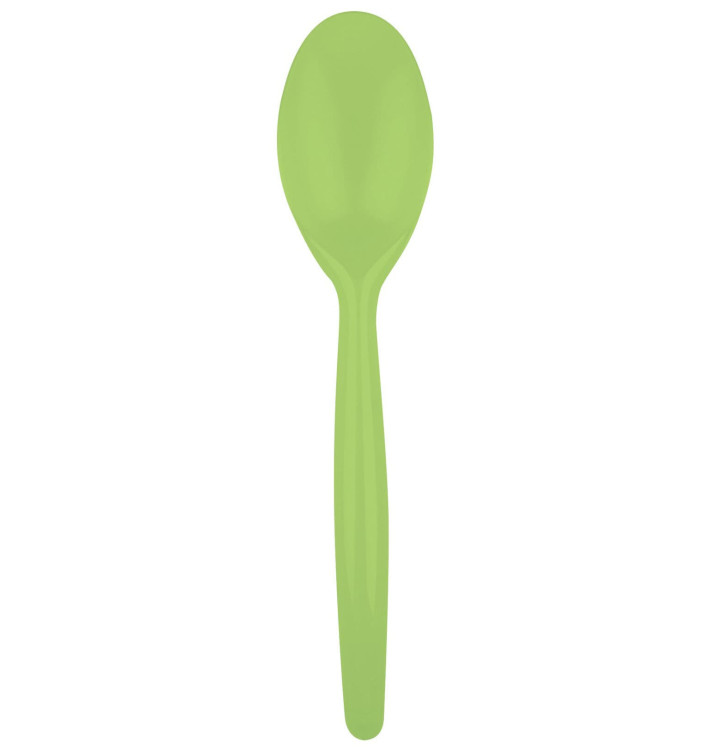 Plastic lepel PS "Easy" limoengroen 18,5 cm (500 stuks) Plastic lepel PS "Easy" limoengroen 18,5 cm (500 stuks)