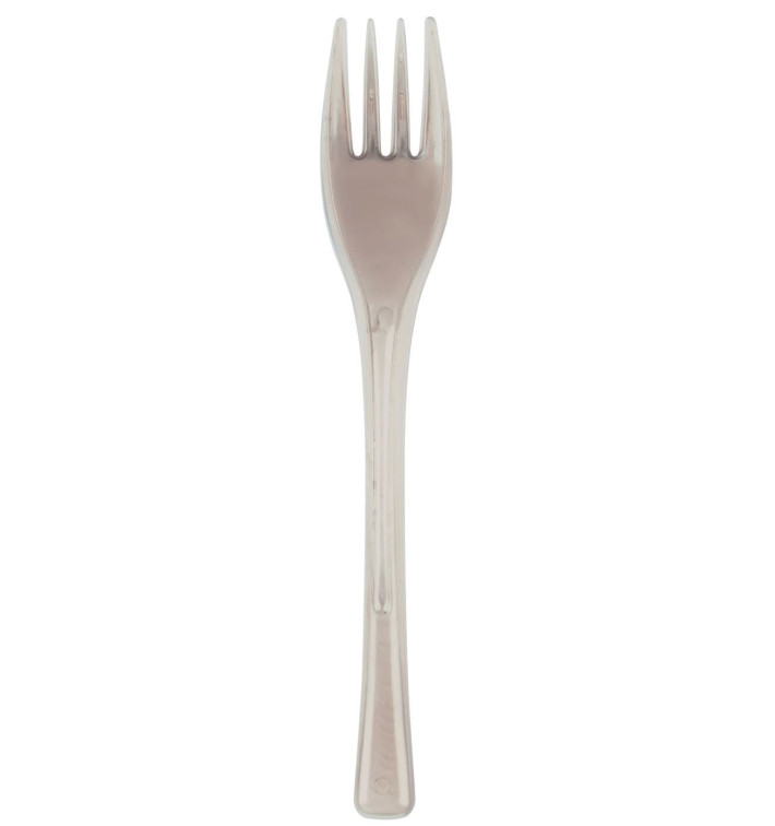 Plastic PS vork "Flen" beige 14cm (3000 stuks) Plastic PS vork "Flen" beige 14cm (3000 stuks)