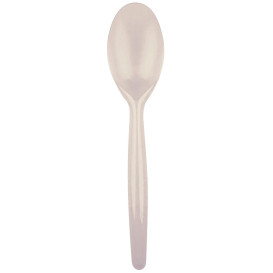 Plastic lepel  PS "Easy" beige 18,5 cm (20 stuks) 