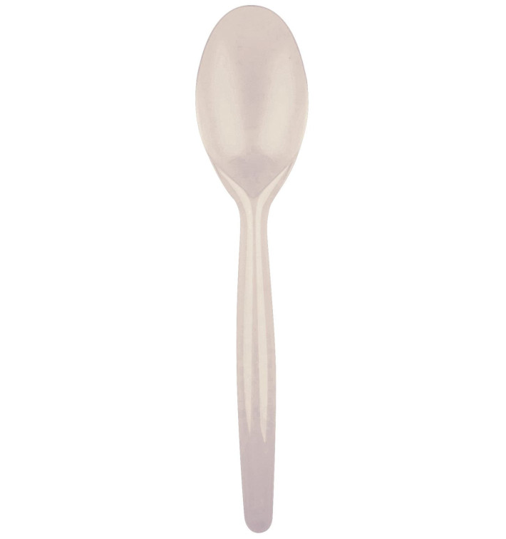 Plastic lepel PS "Easy" beige 18,5 cm (20 stuks) Plastic lepel PS "Easy" beige 18,5 cm (20 stuks)