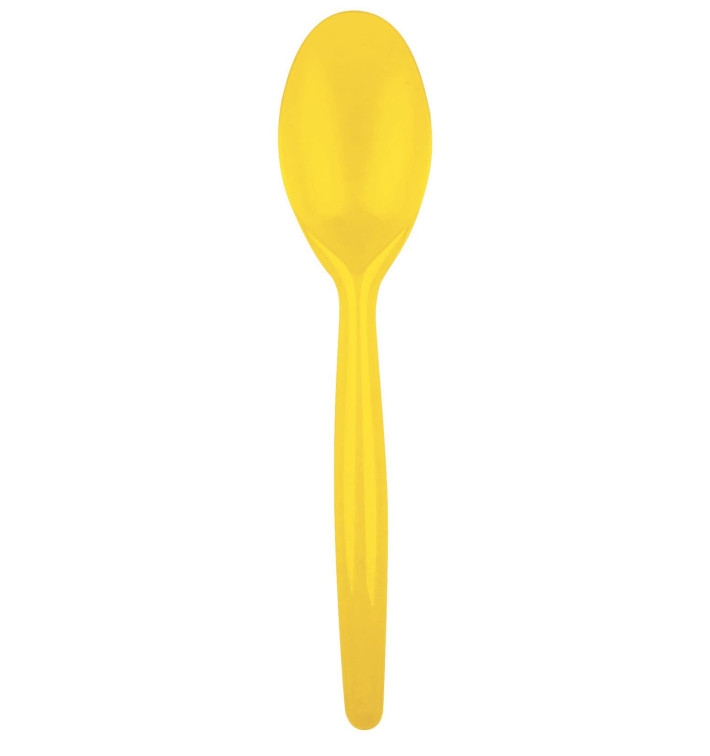 Plastic lepel PS "Easy" geel 18,5 cm (20 stuks) Plastic lepel PS "Easy" geel 18,5 cm (20 stuks)
