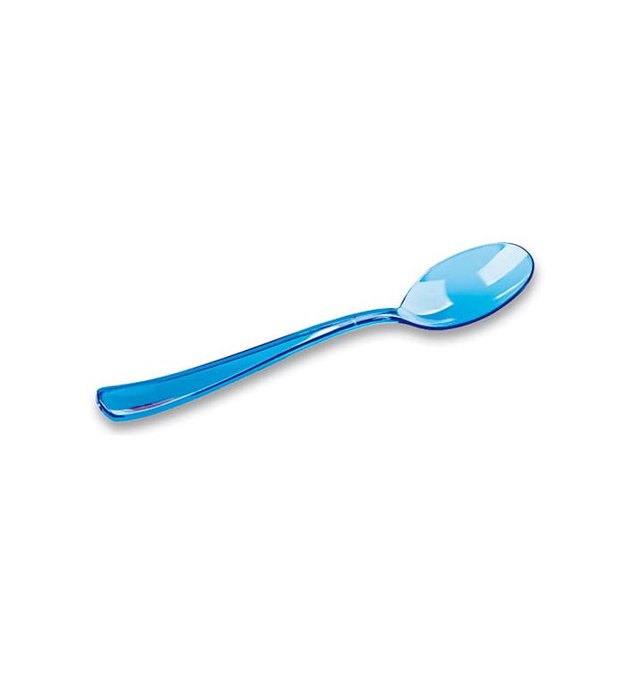Plastic lepel premium turkoois 16cm (180 stuks) Plastic lepel premium turkoois 16cm (180 stuks)
