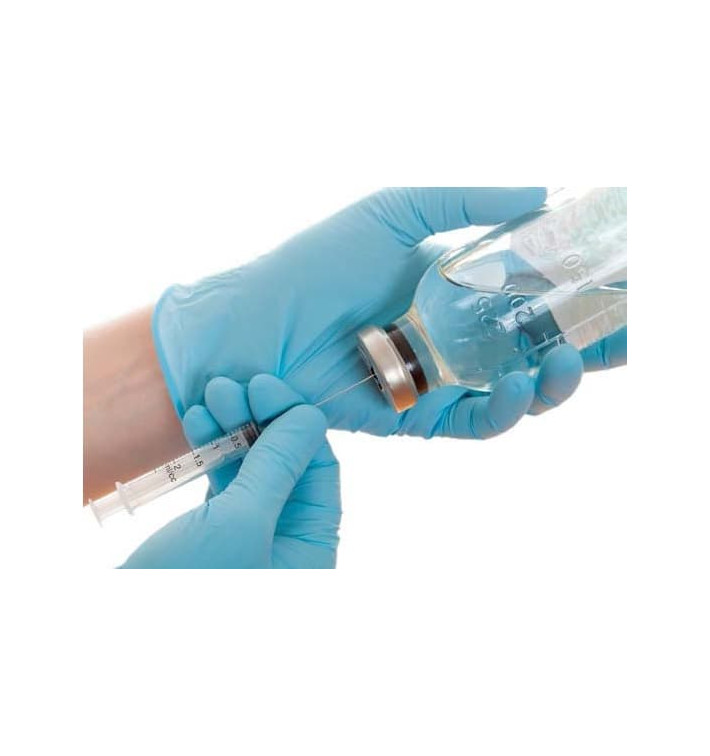 Nitril handschoenenen blauw maat XL AQL 4 (1000 stuks)