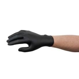 Nitril handschoenenen zwart maat XL AQL 1.5 (100 stuks)