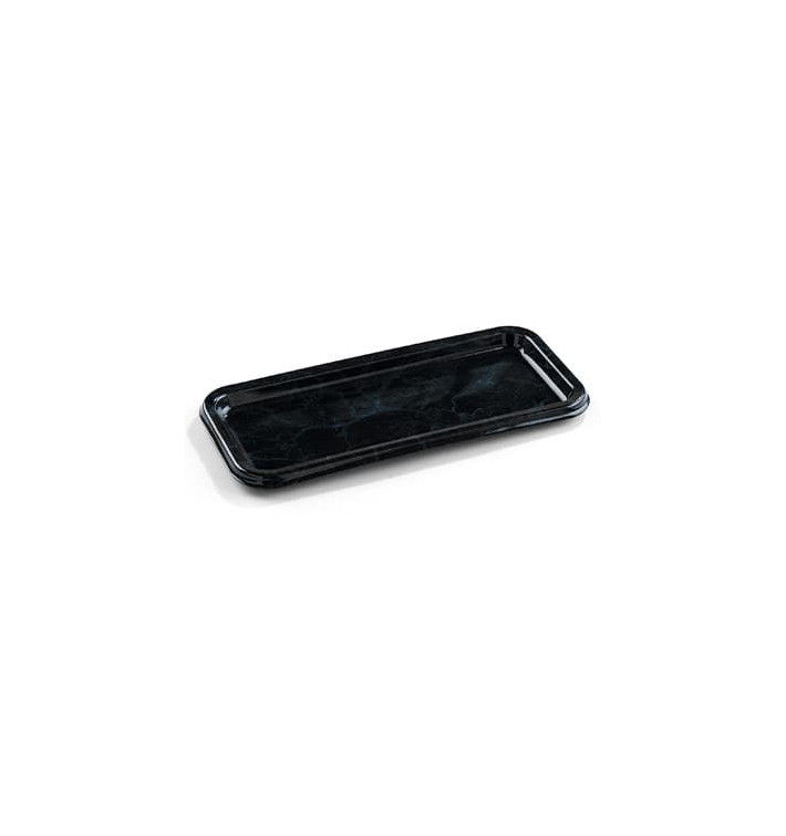 Plastic schotel Rechthoekige vorm marmer 35X16 cm (5 stuks) Plastic schotel Rechthoekige vorm marmer 35X16 cm (5 stuks)